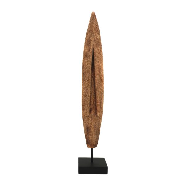 312 000033 4 Table decoration Thalon Inart natural mango wood-iron 14x9.5x79cmSPRING OFFERS