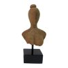 312 000038 2 Table lamp Hethen Inart E27 coffee ceramic-metal D30x43.5cmSPRING OFFERS