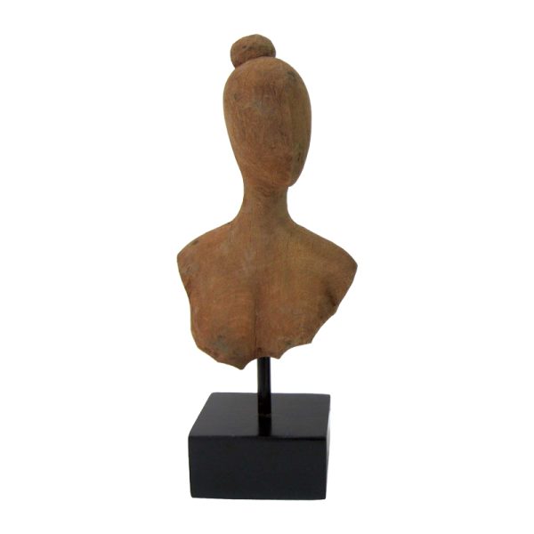 312 000039 2 Table decoration Lafia I Inart natural mango wood-iron 17.5x11.5x42cmSPRING OFFERS