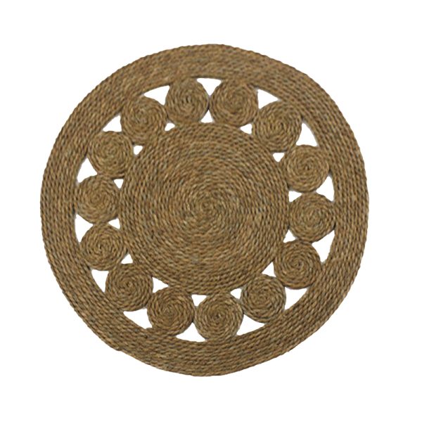 313 000017 4 Carpet Lopzerc Inart natural rope D100x2cmDecoration > Carpets - Rugs