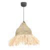 313 000026 4 Ceiling light Lampi Inart grey press papier-iron 71x53x123cmBOHO CHIC > Luminaries