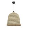 313 000030 4 Ceiling light Wholy Inart natural seagrass-iron D90x139cmBOHO CHIC > Luminaries