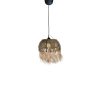 313 000037 3 Geole Inart jute ceiling lamp in natural shade Φ60x94cmBOHO CHIC > Luminaries