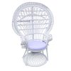 314 000001 4 Armchair Jake Inart with beige cushion-natural rattan 110x45x145cmBOHO CHIC > Chairs and Armchairs
