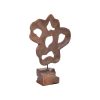 315 000022 3 Head buddha bust Wevi Inart white mango wood 13x10x33cmSPRING OFFERS