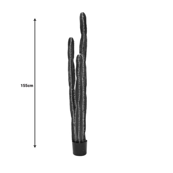 316 000023 3 6 Decorative plant Cactus II in a pot Inart green pp H155cmSPRING OFFERS