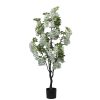 316 000025 9 Decorative plant Mangola I in a pot Inart white pp H155cmDecoration > Artificial plants