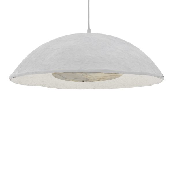 317 000009 3 Ceiling light Markiz Inart white press papier-iron D57x118cmBOHO CHIC > Luminaries