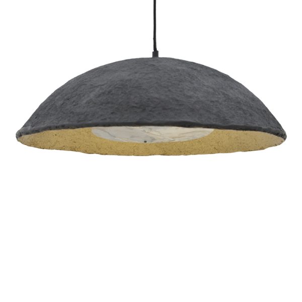 317 000010 4 Ceiling light Markiz Inart black-gold press papier-iron D57x118cmBOHO CHIC > Luminaries