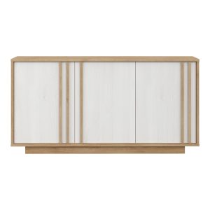 318 000038 2 5 Chesto pakoworld melamine buffet in white and oak color 169.2x42x87cmIndoor furniture > Buffets