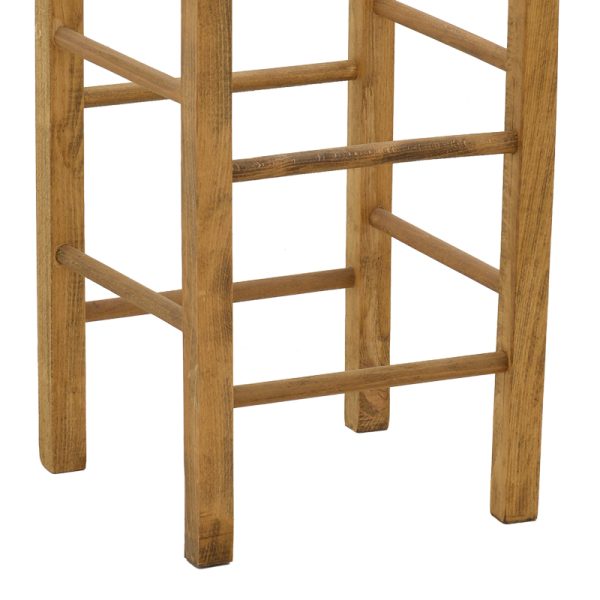 319 000008 3 2 Coffee shop stool without width Bodier pakoworld walnut wood35x35x78cmIndoor furniture > Bar stools
