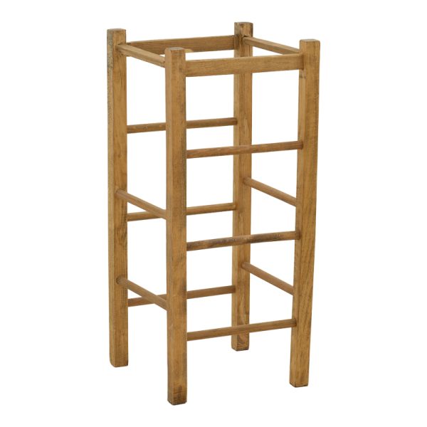 319 000008 5 Coffee shop stool without width Bodier pakoworld walnut wood35x35x78cmIndoor furniture > Bar stools