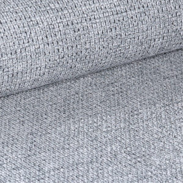 320 000019 4 2 Chair Loukrizia pakoworld light grey fabric-black metal leg 56x63.5x82cmSPRING OFFERS