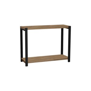 321 000034 8 Table shelf Lerf pakoworld oak melamine-black metal 45x17x35cmIndoor furniture > Home organization > Kitchen > Shelves