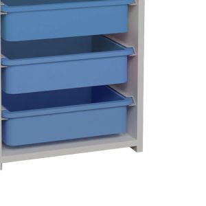 321 000065 4 2 Cabinet with baskets Toily pakoworld white-blue melamine 45x30x75cmIndoor furniture > Home organization > Kitchen > Chest of Drawers