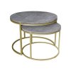 321 000074 6 Table Vrocho pakoworld natural wood-glass 110x60x45cmSPRING OFFERS