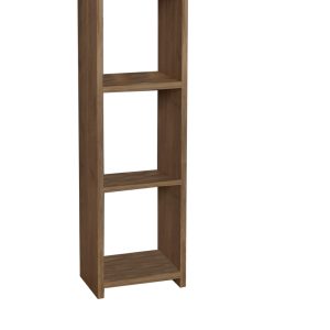 321 000092 4 7 Barzine pakoworld melamine bookcase in natural shade 27.6x19.5x150cmIndoor furniture > Bookshelves