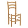 325 000005 5 Coffee shop chair with mat Dmnir-Charchie pakoworld solid beech wood polish walnut 41x42x92cmIndoor furniture > Chairs
