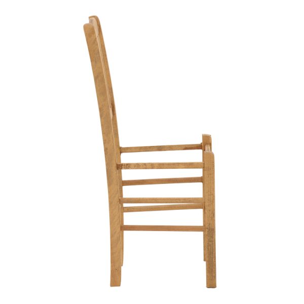 325 000006 2 2 Coffee shop chair Damnir pakoworld solid beech wood polish walnut 41x42x92cmIndoor furniture > Chairs