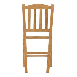 325 000006 4 2 Coffee shop chair Damnir pakoworld solid beech wood polish walnut 41x42x92cmIndoor furniture > Chairs