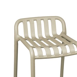 326 000009 4 4 Bar stool Zoi pakoworld pp in cappuccino shade 36x56x87cmOutdoor furniture > Stools bar