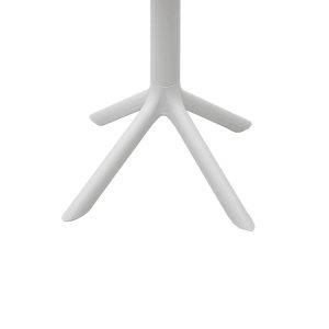 326 000021 2 7 Merkon pakoworld pp table in white shade D60x75cmOutdoor furniture > Garden dining sets