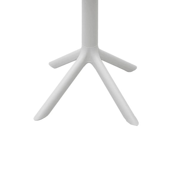 326 000021 2 7 Merkon pakoworld pp table in white shade D60x75cmOutdoor furniture > Garden dining sets