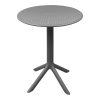 326 000023 6 Bar stool Zoi pakoworld pp in cappuccino shade 36x56x87cmOutdoor furniture > Stools bar