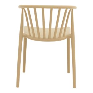 326 000025 4 8 Zelma pakoworld pp armchair in light cappucino color 55x53x73cmOutdoor furniture > Garden chair