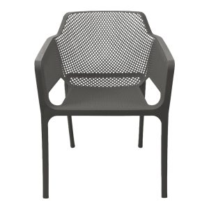 326 000027 3 4 Oviez pakoworld pp armchair in anthracite shade 59x58x79cmOutdoor furniture > Garden armchairs