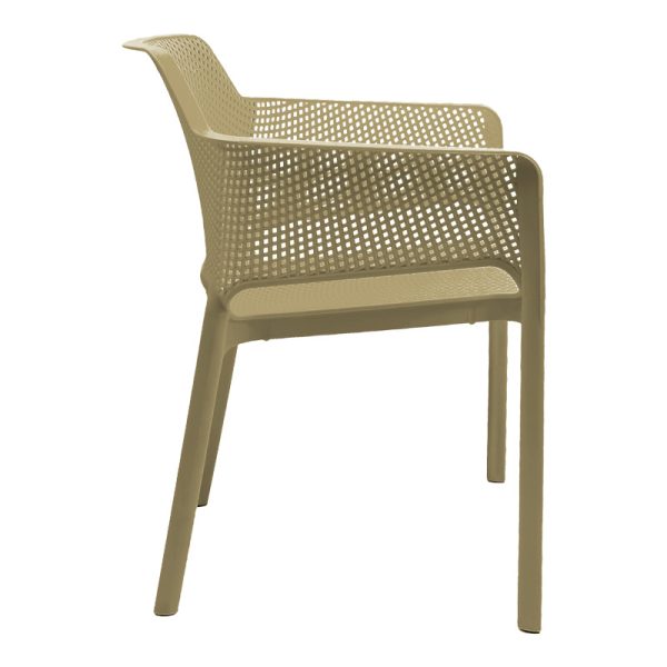 326 000028 2 5 Oviez pakoworld pp armchair in cappuccino shade 59x58x79cmOutdoor furniture > Garden armchairs