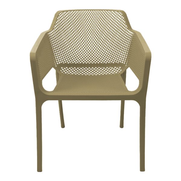 326 000028 3 5 Oviez pakoworld pp armchair in cappuccino shade 59x58x79cmOutdoor furniture > Garden armchairs