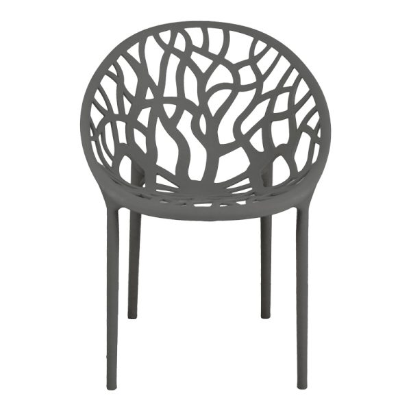 326 000029 3 6 Daren pakoworld pp armchair in anthracite shade 59x60x79.5cmOutdoor furniture > Garden armchairs