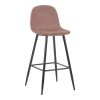 327 000015 10 Chair Adelle pakoworld PP black-inox leg 46x55x81cmIndoor furniture > Chairs