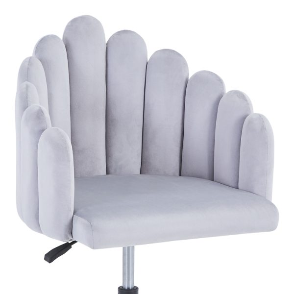 327 000038 4 8 Work chair Manole pakoworld grey fabric 57x50x77-87cmOffice furniture > Office chair for children