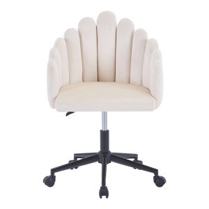 327 000039 2 6 Work chair Manole pakoworld cream velvet 57x50x77-87cmOffice furniture > Labor office chairs