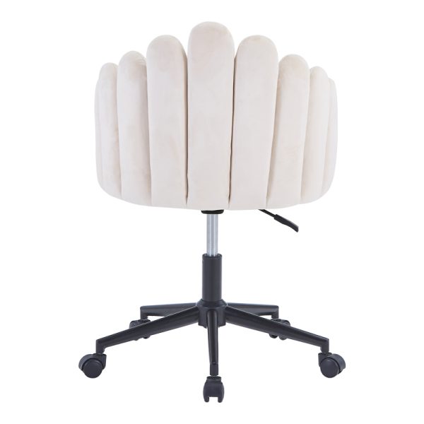 327 000039 3 6 Work chair Manole pakoworld cream velvet 57x50x77-87cmOffice furniture > Labor office chairs