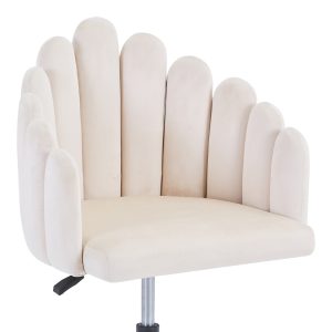 327 000039 4 6 Work chair Manole pakoworld cream velvet 57x50x77-87cmOffice furniture > Labor office chairs