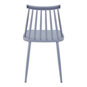 327 000043 3 2 Chair Aurora I pakoworld pp in grey shade-grey metallic leg 43x48x79cmIndoor furniture > Chairs