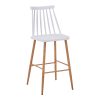 327 000047 10 Chair Aurora I pakoworld pp in brown shade-natural metallic leg 43x48x79cmIndoor furniture > Chairs