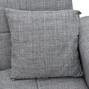 328 000027 4 3 Three-seater Modesto sofa-bed with storage space pakoworld gray fabric 215x85x80cmIndoor furniture > Sofas-bed