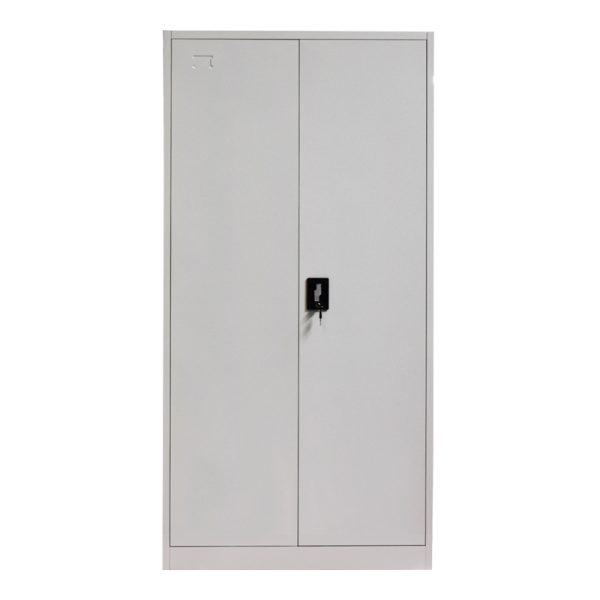 329 000002 2 11 Zogi pakoworld metal wardrobe with partition in light gray color 90x45x180cmOutdoor furniture