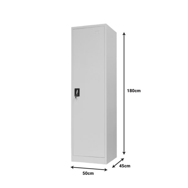 329 000004 4 6 Koya pakoworld metal wardrobe-column in light gray color 50x45x180cmIndoor furniture > Home organization > Bathroom > Cabinets