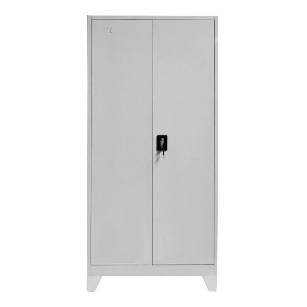329 000006 2 11 Ugren pakoworld metal wardrobe in light gray shade 90x40x190cmIndoor furniture > Home organization > Bathroom > Cabinets