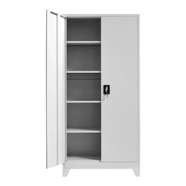 329 000006 3 11 Ugren pakoworld metal wardrobe in light gray shade 90x40x190cmIndoor furniture > Home organization > Bathroom > Cabinets