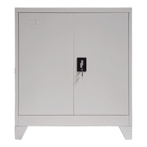 329 000008 2 13 Armon pakoworld metal cabinet in light gray shade 90x45x100cmIndoor furniture > Home organization > Bathroom > Cabinets