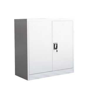 329 000011 7 Armon I pakoworld metal cabinet in light gray color 90x40x90cmOutdoor furniture