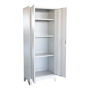 329 000012 2 15 Metal wardrobe Ugren I Pakoworld in light grey shade 70x40x180cmIndoor furniture > Home organization > Bathroom > Cabinets