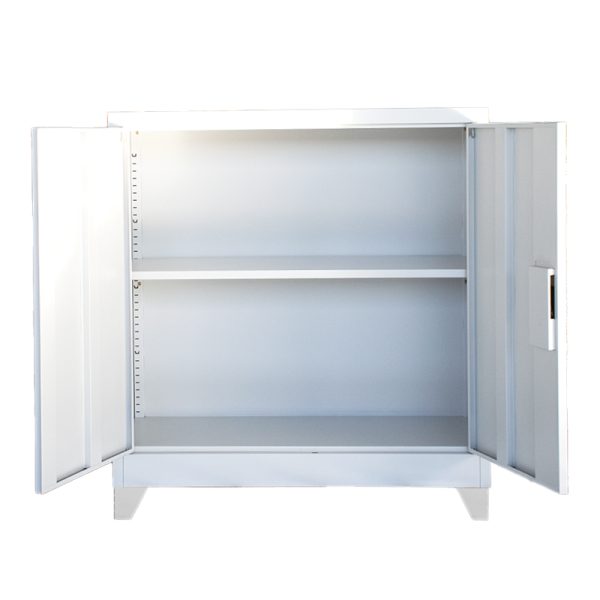 329 000013 2 5 Armon I pakoworld metal cabinet in light gray color 90x40x100cmIndoor furniture > Home organization > Bathroom > Cabinets