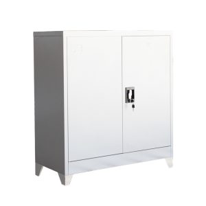 329 000013 7 Armon I pakoworld metal cabinet in light gray color 90x40x100cmIndoor furniture > Home organization > Bathroom > Cabinets